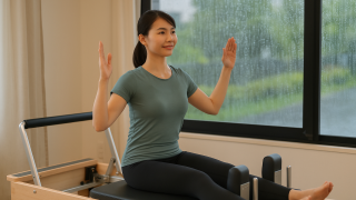 【姿勢が崩れる梅雨に注意！】猫背・巻き肩を防ぐピラティスでリセット